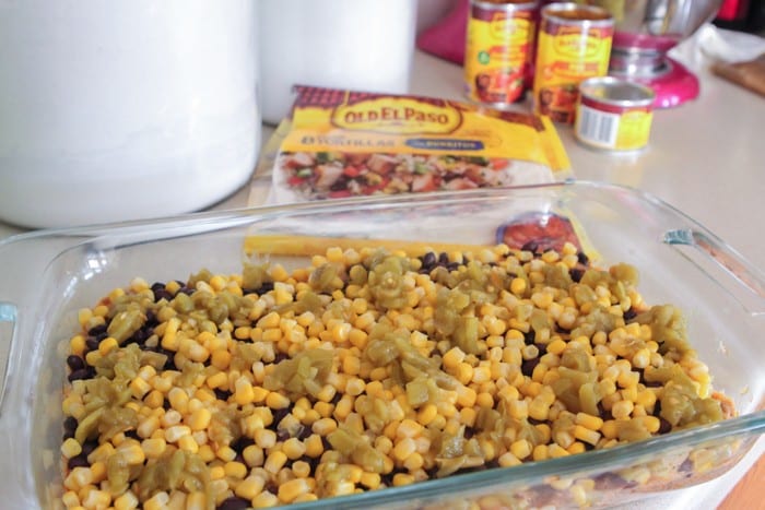 Enchilada de carne assada 