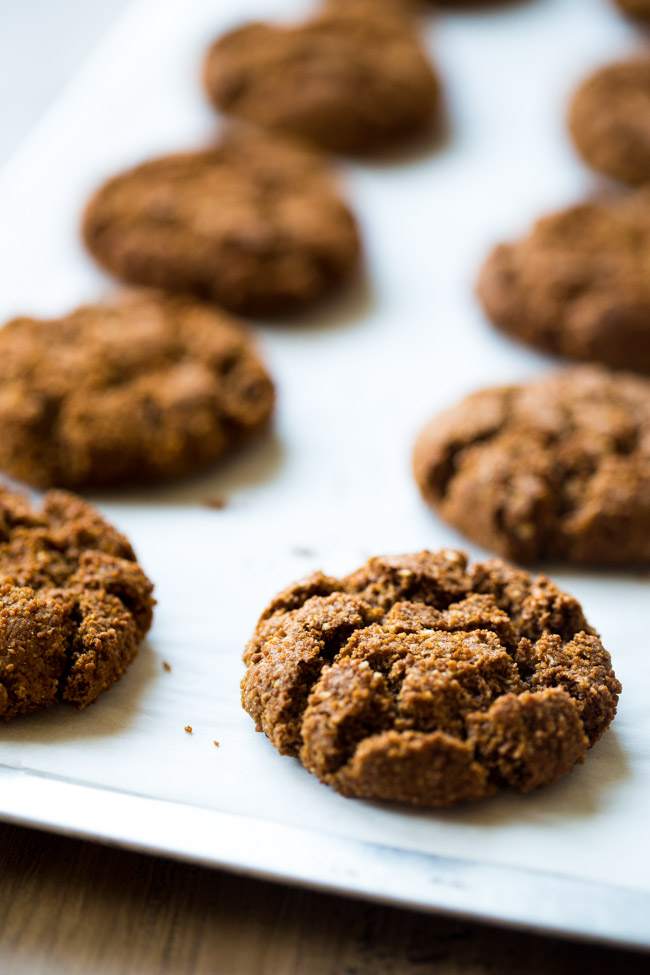 Gingersnaps saudáveis