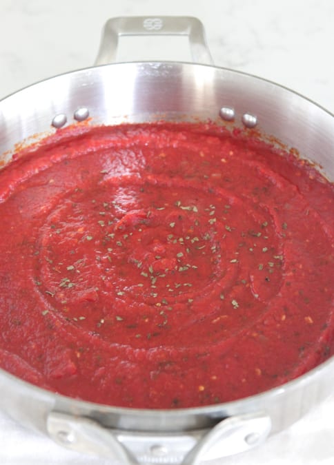 Molho de macarrão caseiro 