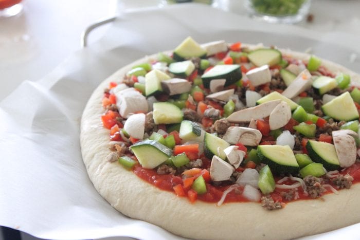 pizza caseira