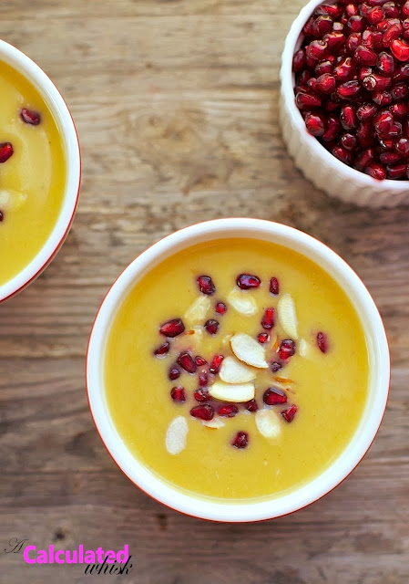Sopa de abóbora com gengibre e laranja (Paleo, sem glúten, inteiro30) 