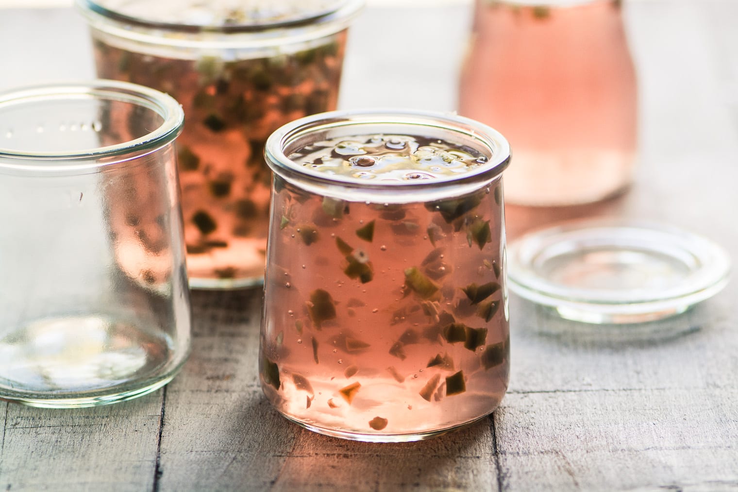 Geléia de pimenta caseira com vinho rosé