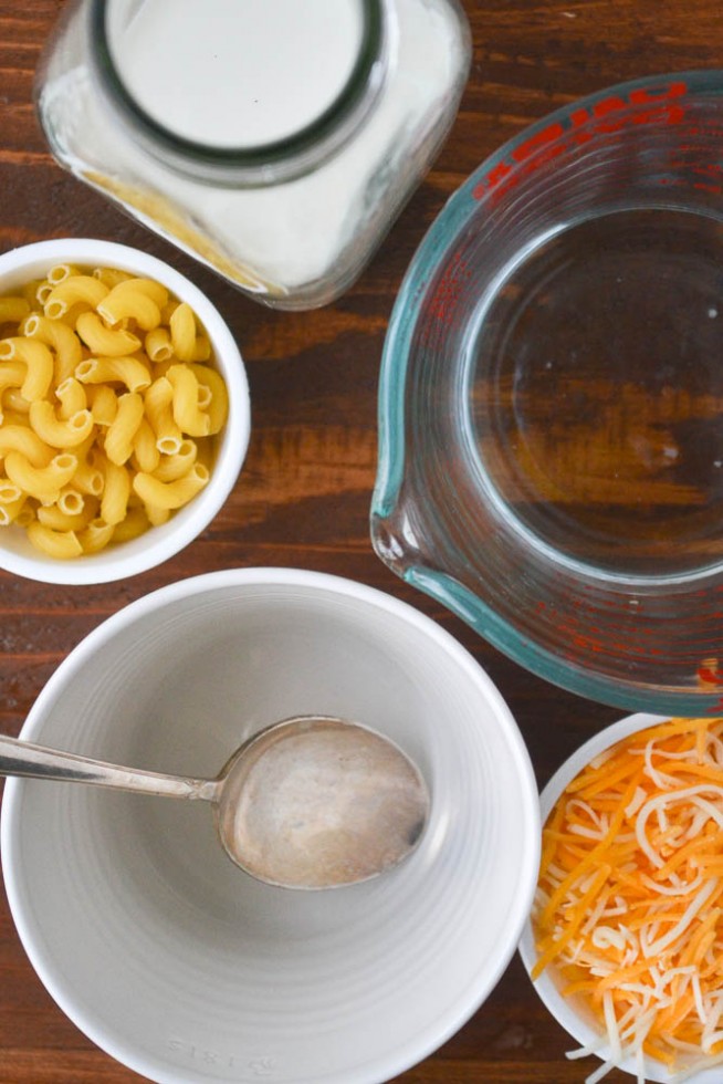Preparado para macarrão instantâneo e queijo