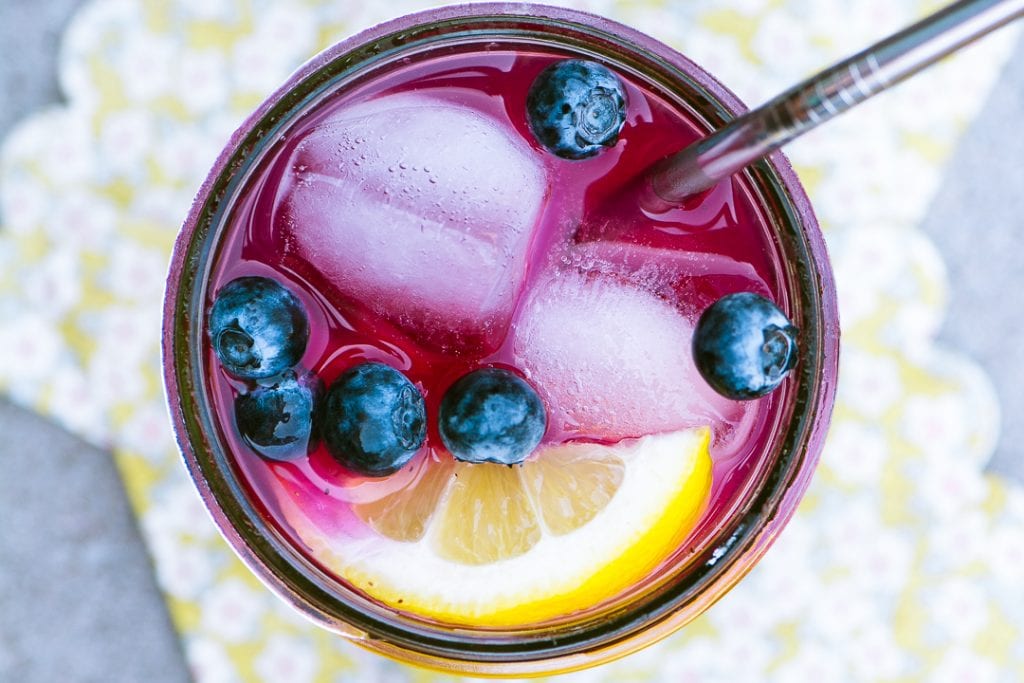 Limonada de mirtilo