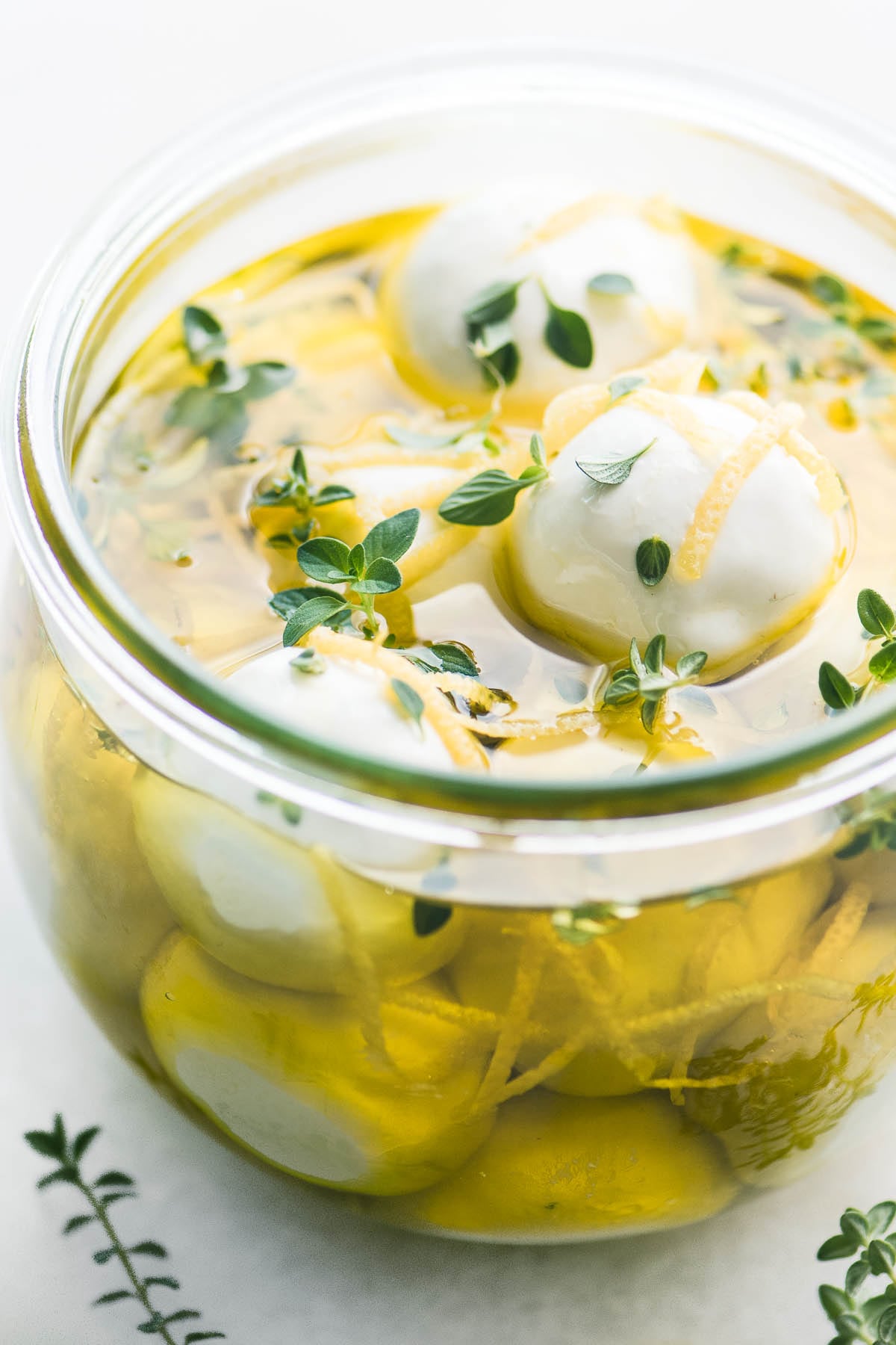 Como fazer queijo labneh caseiro ~ Bolas labneh (queijo iogurte) em azeite
