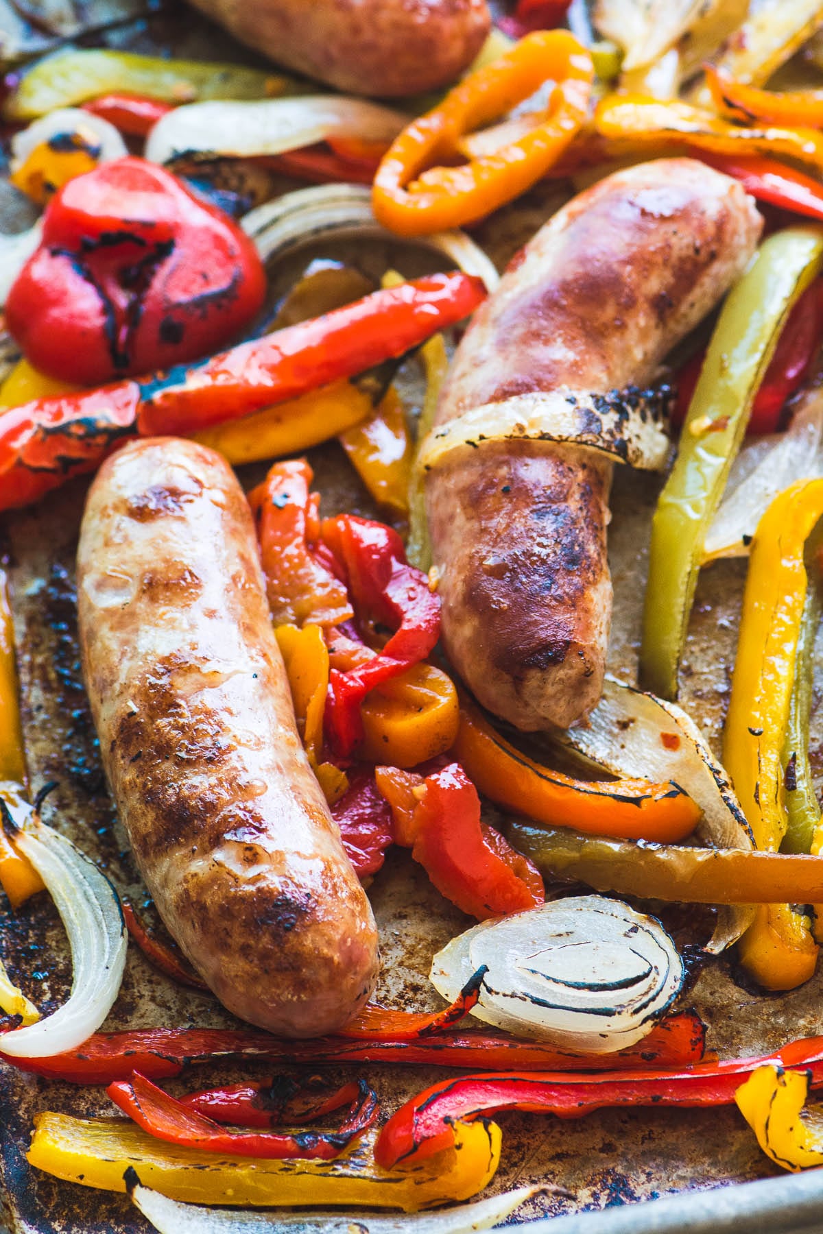 Salsichas e pimentos de salsicha para panelas e amoras