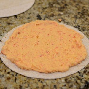 Hummus de pimenta vermelha Hummus Layer 500