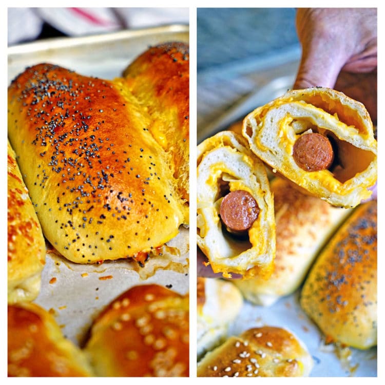  Envoltórios de cachorro-quente de Sourdough - www.keviniscooking.com 