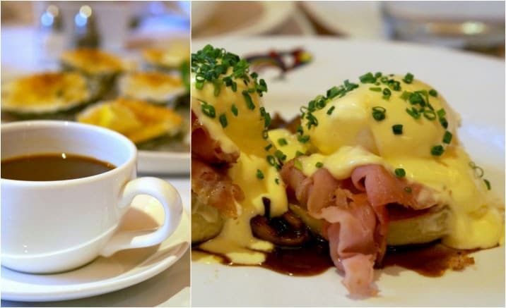 Ovos e café Hussarde de Brennan's em NOLA