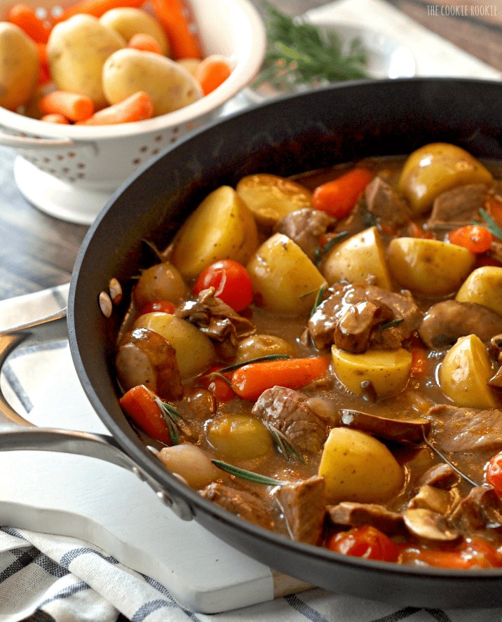 Frigideira fácil para carne e legumes. O perfeito jantar saudável no meio da semana! Comida caseira no seu melhor. - O novato em biscoitos