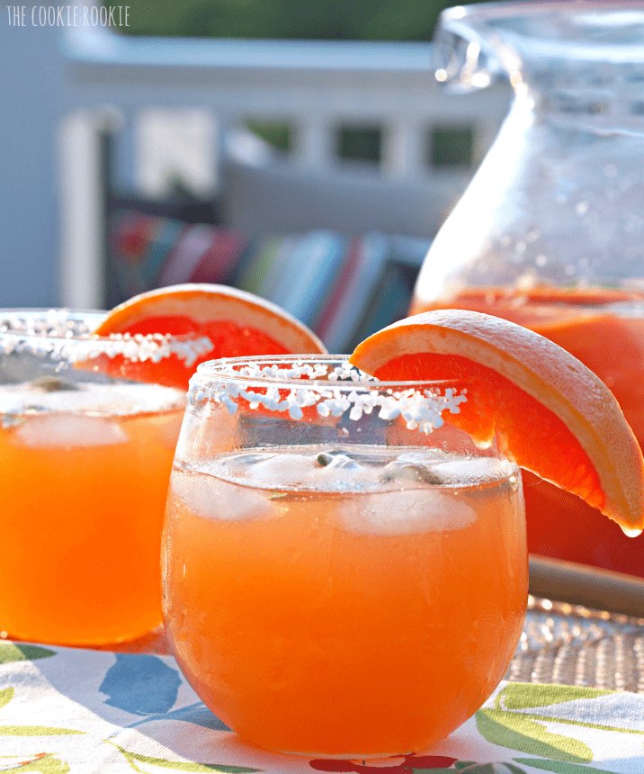Ruby Red Grapefruit & Sage Paloma, tão refrescante e divertido! Perfeito para o verão. - O novato em biscoitos