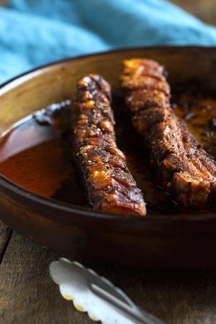 Honey Glazed Crispy Pork Barriga. www.keviniscooking. com 