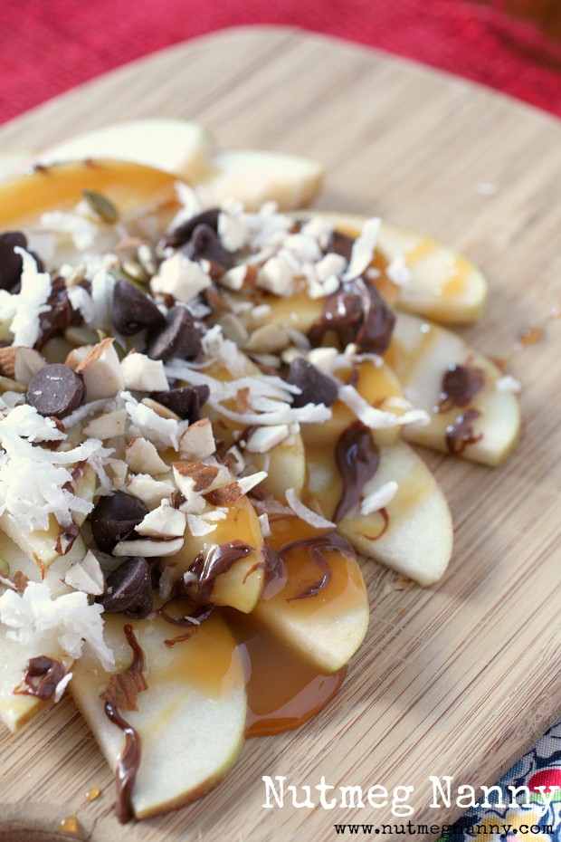 Apple Nachos by Nutmeg Nanny