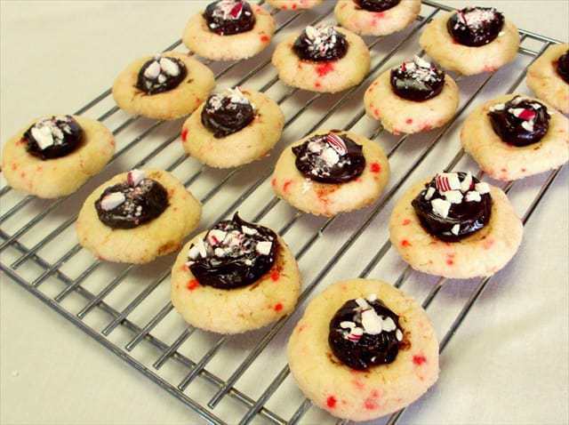 Os cookies de impressão digital são tão fofos e divertidos de fazer! Quando você adiciona um delicioso doce de açúcar e menta, eles são o sucesso de todas as suas festas de Natal!