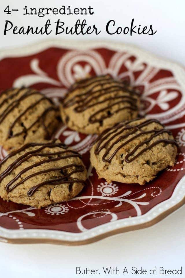 GALLETAS DE MANTEQUILLA CON MANTEQUILLA ¡{4 INGREDIENTES!}: 