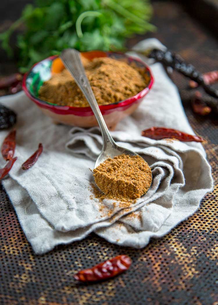 Mistura de especiarias caseiras para tempero de taco