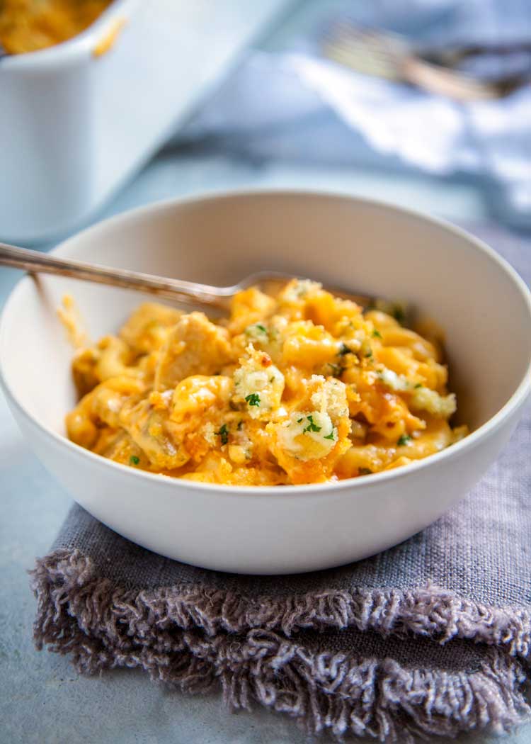 Macarrão com Queijo e Búfalo