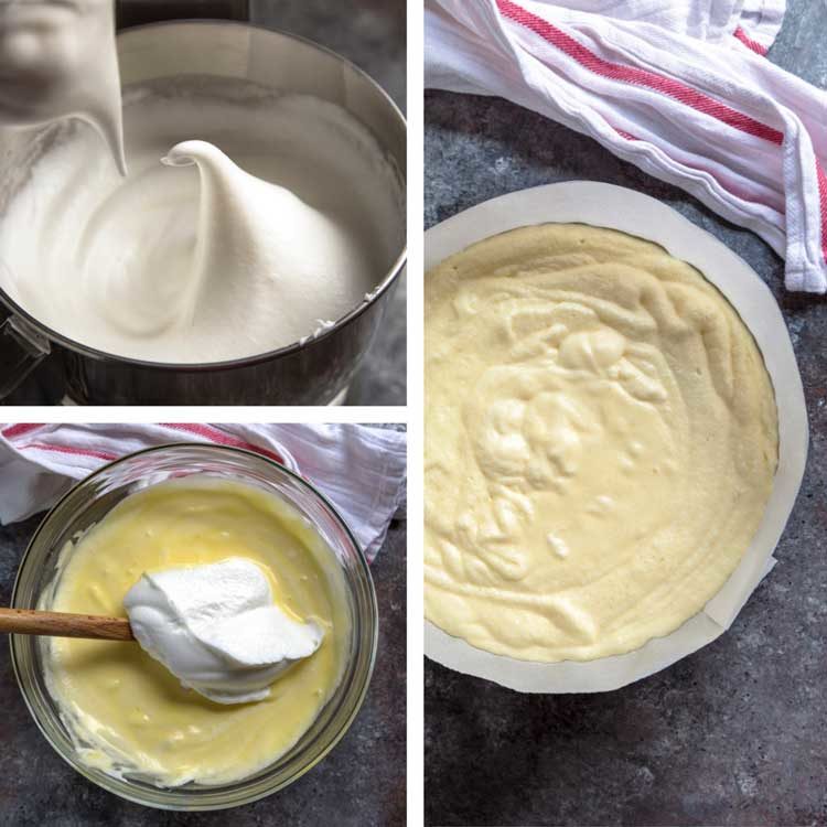  Preparação de cheesecake japonês macio 