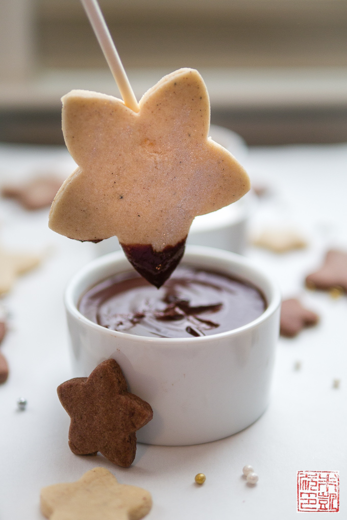 Biscoitos de fondue e especiarias