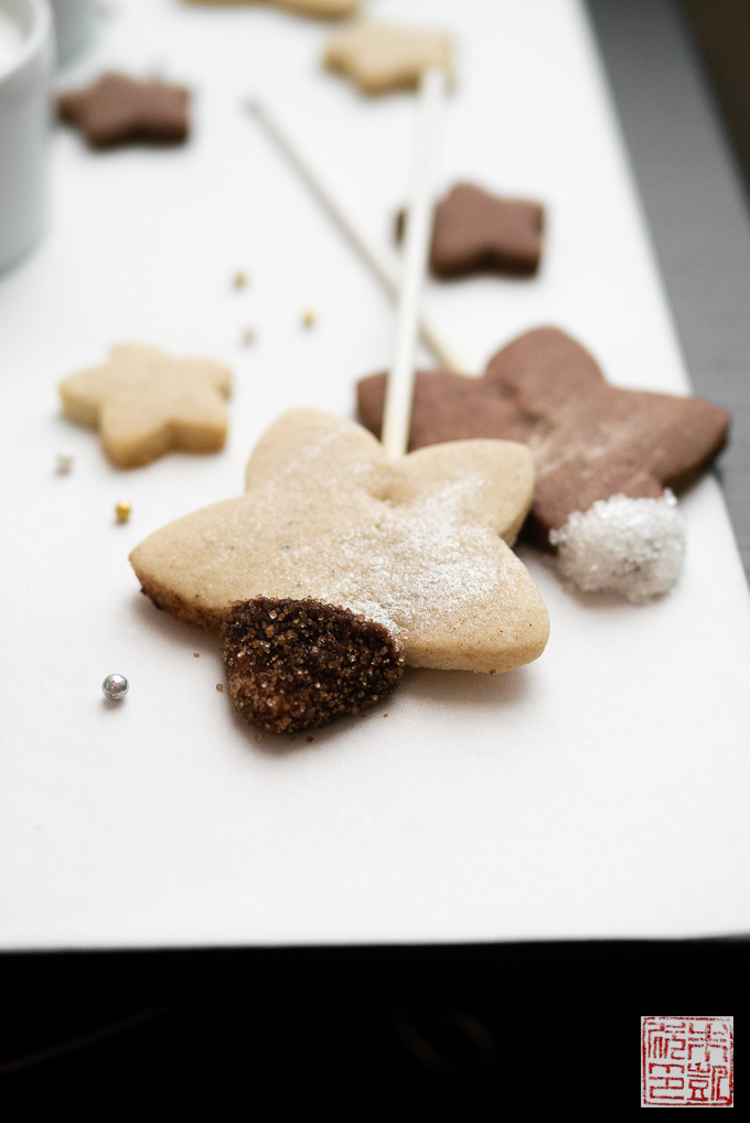 Fondue de açúcar e biscoito temperado banhado