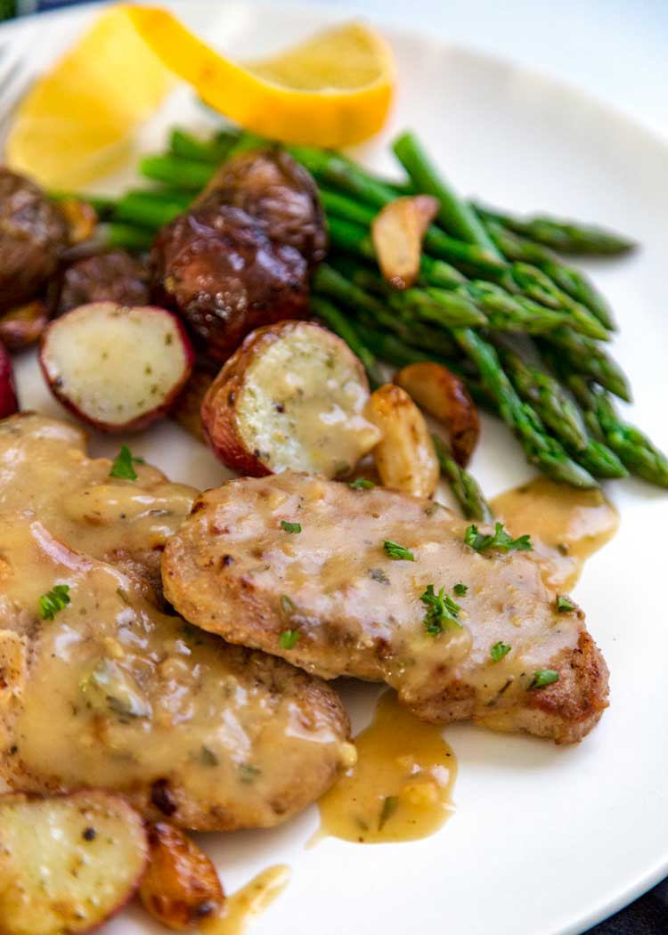 Lemon, Rosemary Pork Medallions