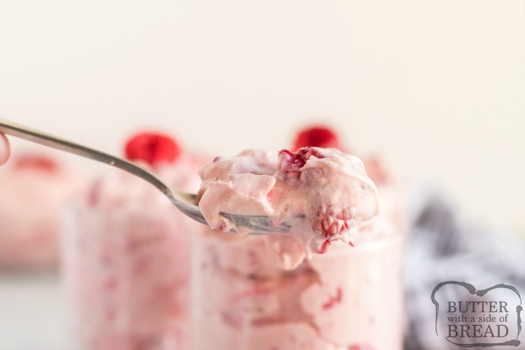 Mordida da receita da salada de geléia