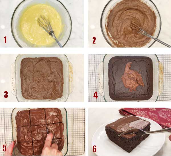 Como fazer bolo de chocolate keto - colagem de fotos passo a passo