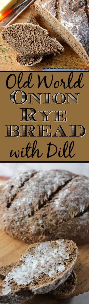 Este pão de cebola com endro e centeio é uma das mais fáceis receitas caseiras de pão de fermento que já fiz. Como os pães são rústicos, não há necessidade de moldá-los. - Renee's Kudos Kitchen Grão de cebola e centeio rústico com endro