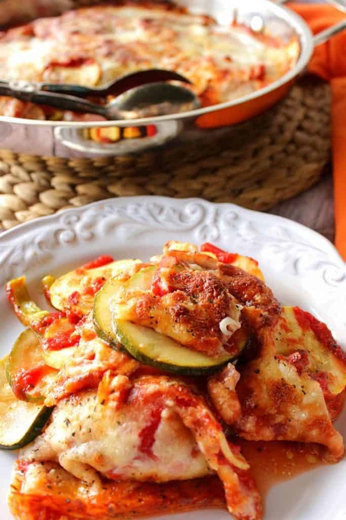 Caçarola de parmesão de abobrinha - www.kudoskitchenbyrenee.com