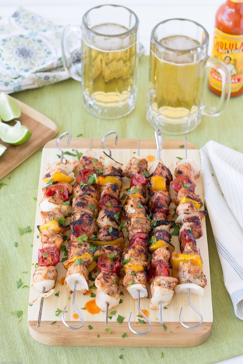 Tinga Kabobs Chicken