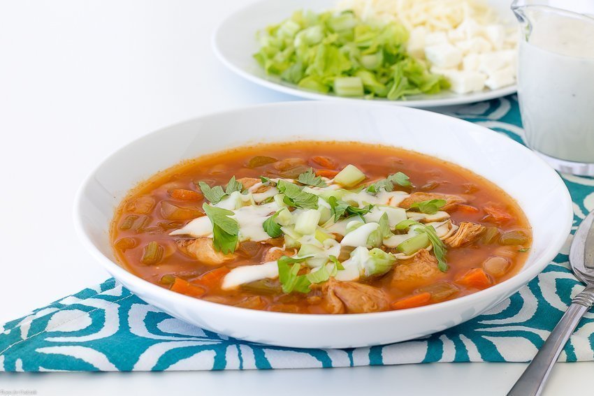 Buffalo Chicken Chili
