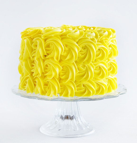 Como fazer um bolo de rosa amarela!