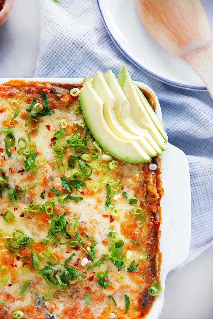 Caçarola de espaguete com abóbora enchilada | A cozinha limpa da Lexi