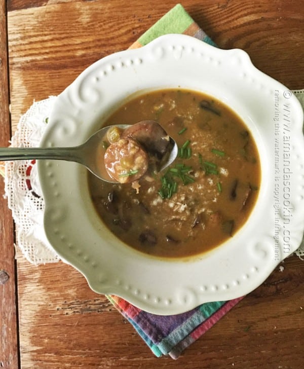 Sopa de cogumelos e arroz selvagem, Amanda's Cookin '