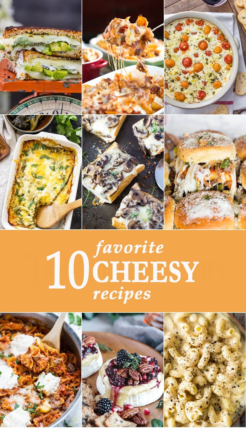 10 receitas favoritas com queijo