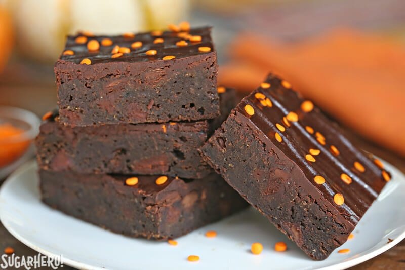 Brownies de calabaza de 2 ingredientes
