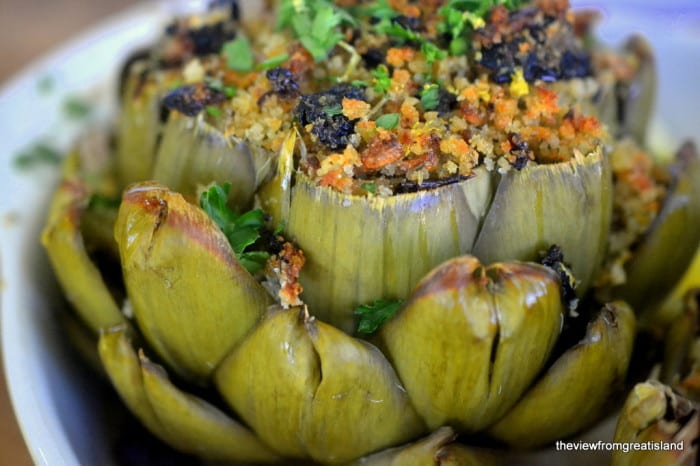 Alcachofas Rellenas Provenzal 1