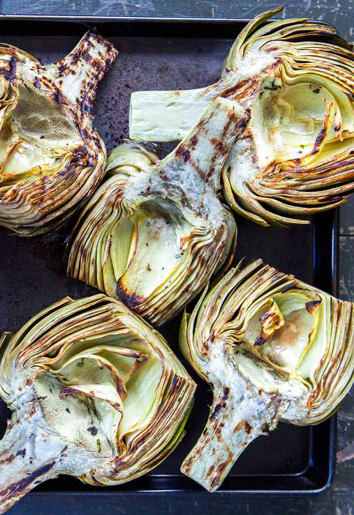 grilled artichokes
