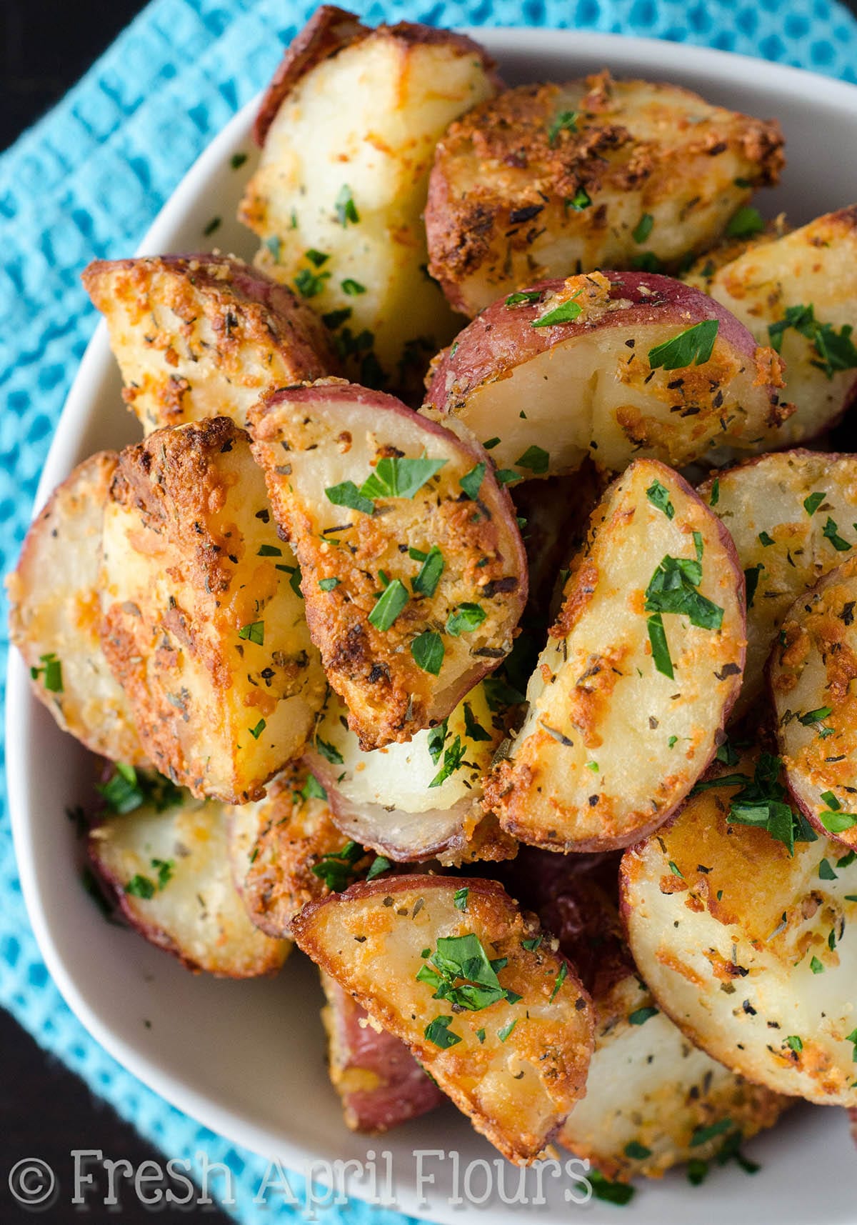 Patatas Rojas Con Hierbas Asadas