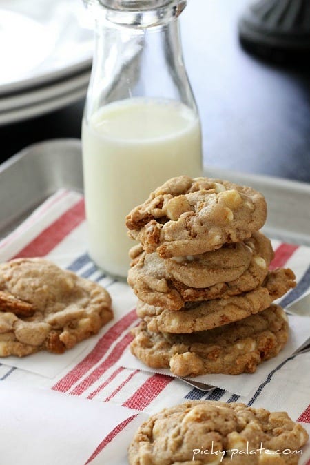Biscoff Crunch Cookies de Chocolate Branco