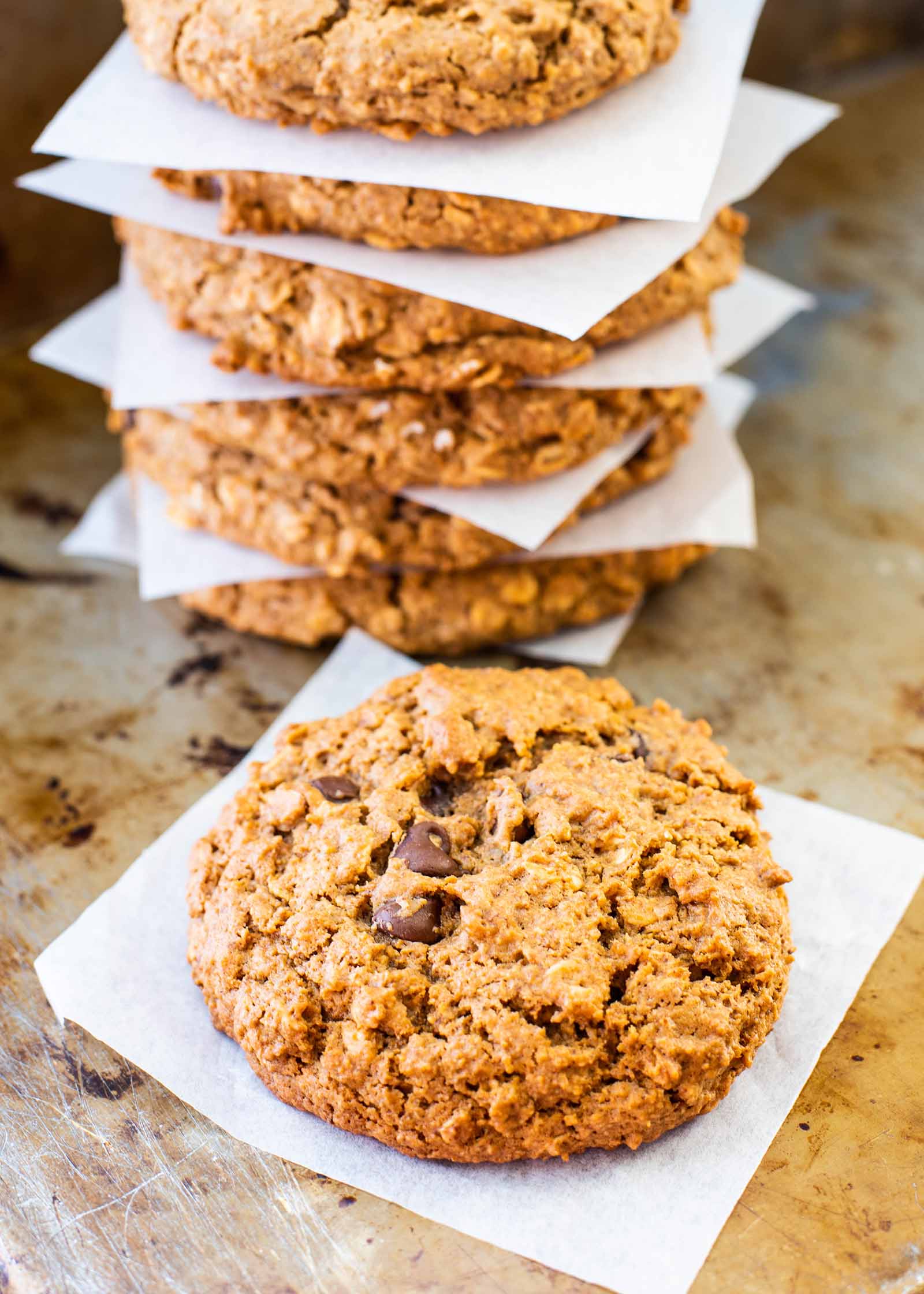 Biscoitos de café da manhã de aveia