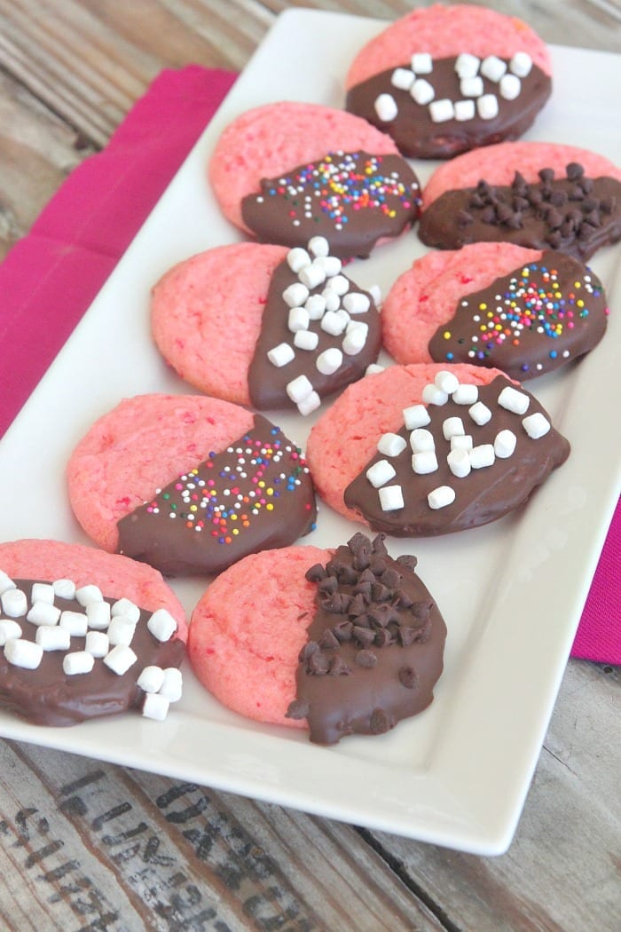 Galletas de mezcla de pastel