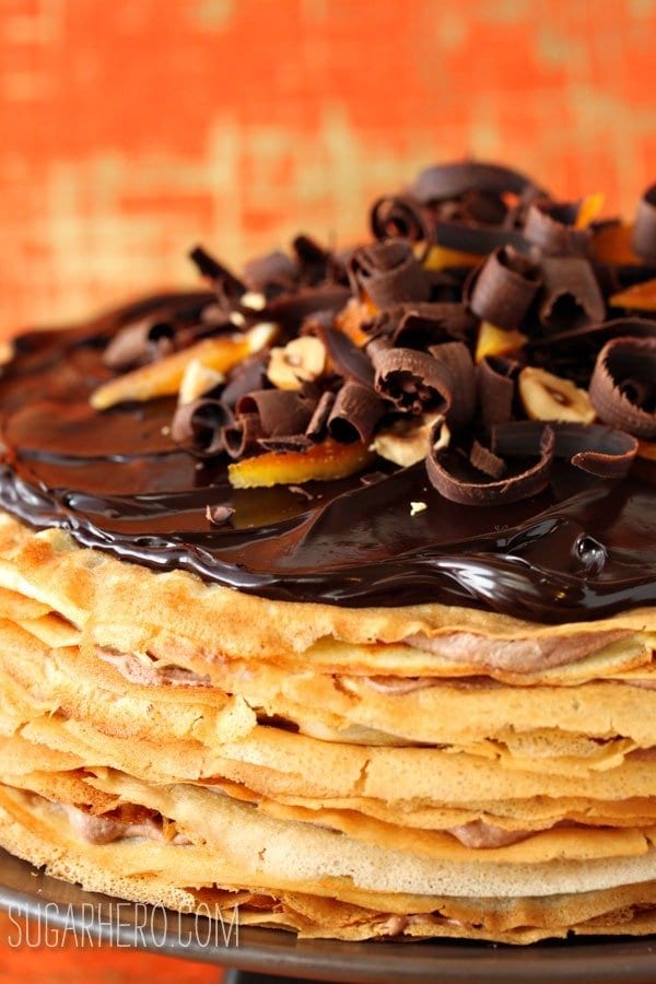 Pastel de Crepe Nutella
