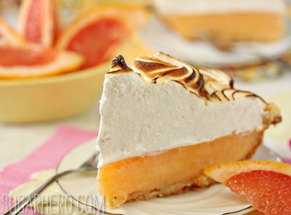 Receta de pastel de merengue de pomelo