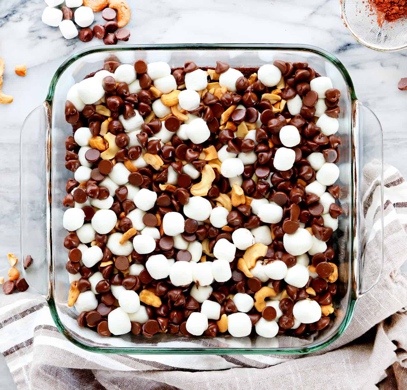 Brownies de Rocky Road