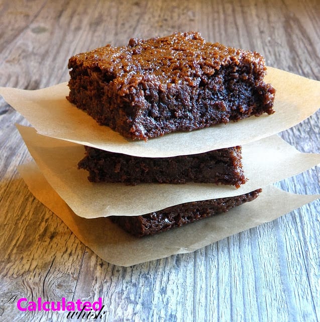 Brownies de caramelo salgados (sem glĂșten) -