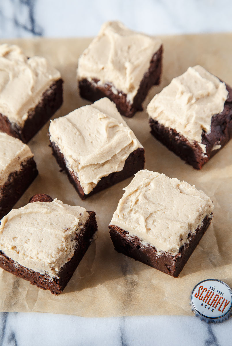  Brownies de cerveja para o seu homem. @dessertfortwo 