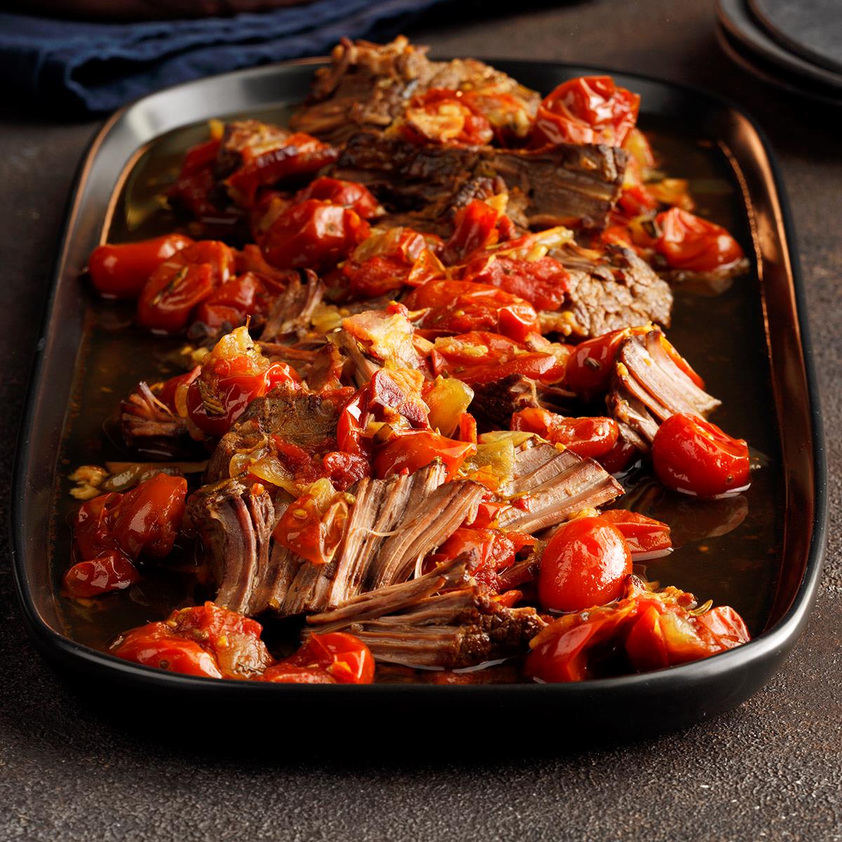 Receta de costillas de res a la olla con chutney