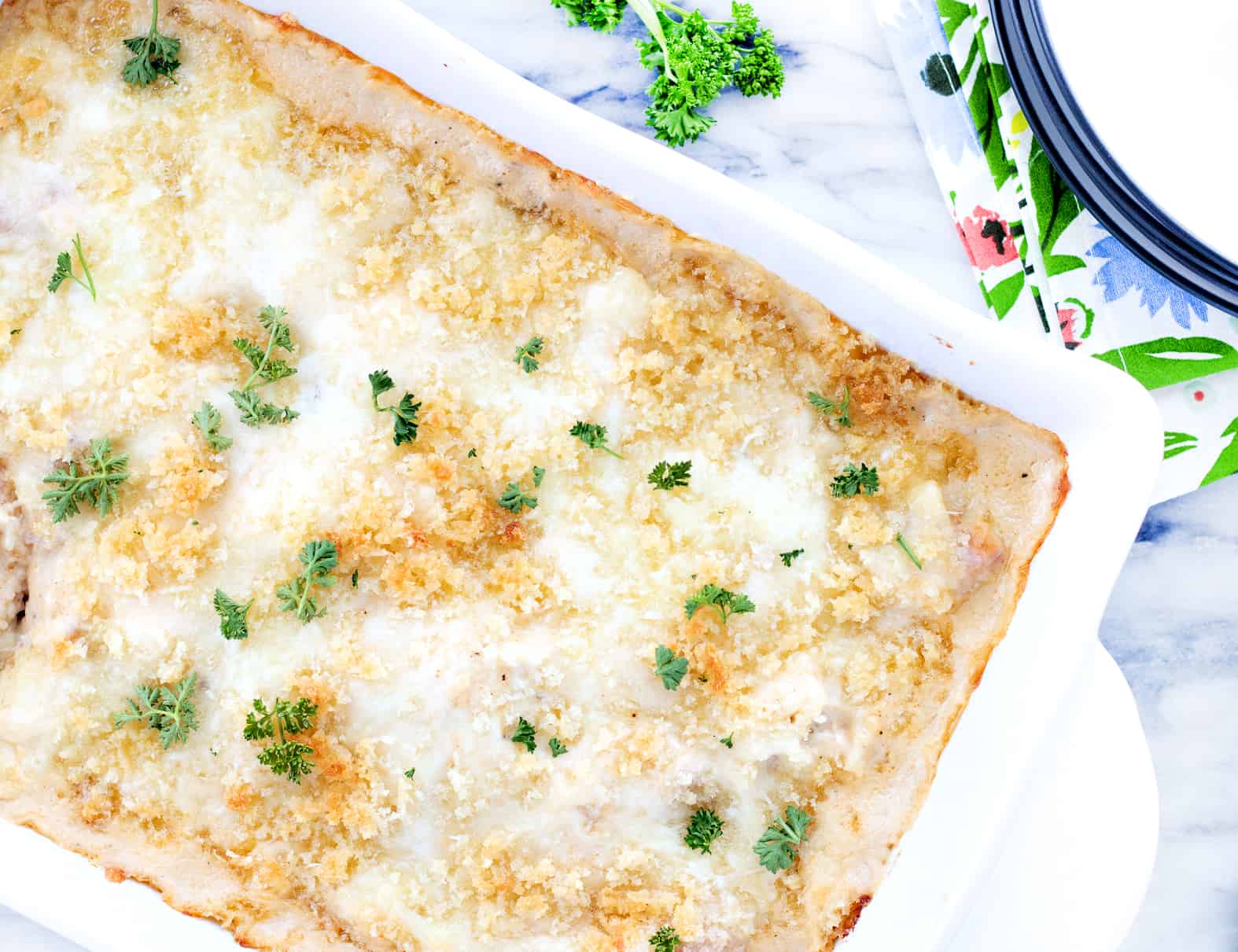 Cazuela de pollo Cordon Bleu