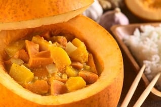 Curry De Garbanzos Calabaza